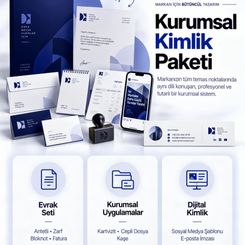 Bir Tık Logo kurumsal kimlik tasarımı