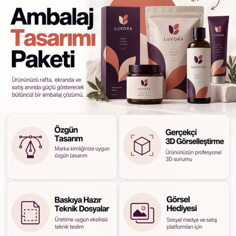 Bir Tık Logo ambalaj ve etiket tasarımı