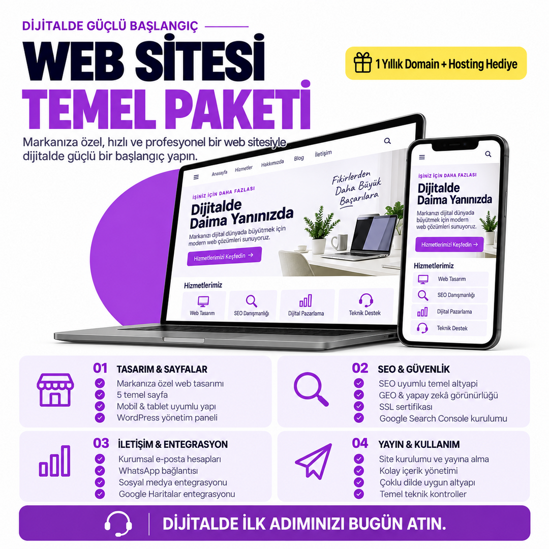 Web Sitesi Temel Paket